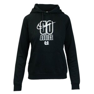 Go Aggies U-State Black Nike Hoodie Women's